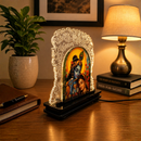 Premium Radha Krishna Acrylic LED Table Lamp
