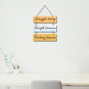 “Struggle Today, Strength Tomorrow, Victory Forever”-Motivational Wooden Wall Hanging - ICraft asia
