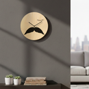 Gentle Stache Birch Clock