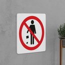 Do Not Litter Sign