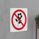 Do Not Pick Flowers Sign