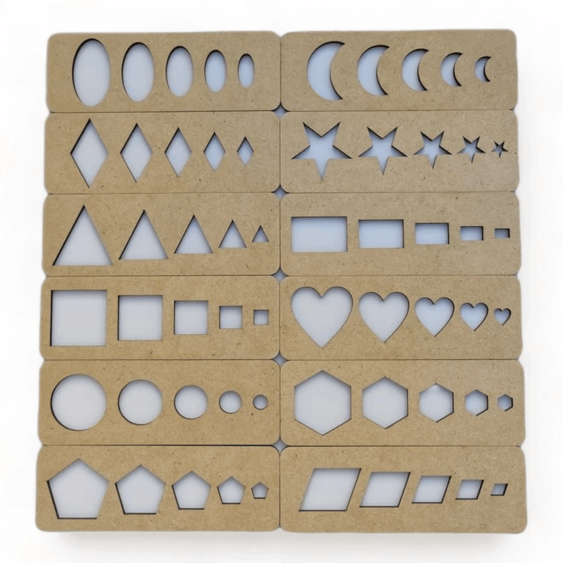 Creative Writing Shape Pre-writing Shape Stencil: Essential Tool for Creative Learning