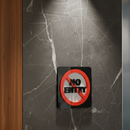 No Entry - Layered 3D Prohibition Sign