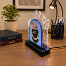 Premium Shreenathji Acrylic LED Table Lamp