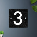 Futura (Black Rock) - Contemporary House Number/Name Sign - ICraft asia