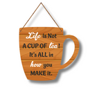 Rustic Kitchen & Life Quotes Wall Hanging