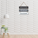 Believe, Build & Become – Motivational Wall Hanging