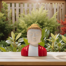 Elegant Buddha Head Sculpture