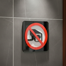 CCTV Surveillance - Layered 3D Prohibition Sign