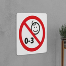 No Babies Allowed Sign