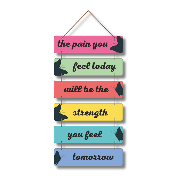 "the pain you fill today" Wall Hanging