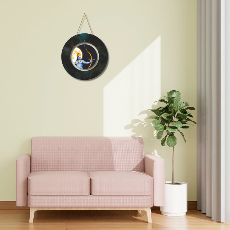 Shri Ram Cosmic Warrior Wall Hanging - ICraft asia