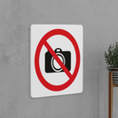 No Photography Sign