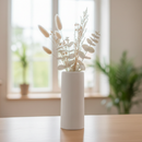 Minimal Ribbed Flower Vase