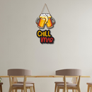Chill Mar Wooden Wall Hanging