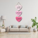 "Live, Laugh, Love – Heart" Wall Hanging - ICraft asia