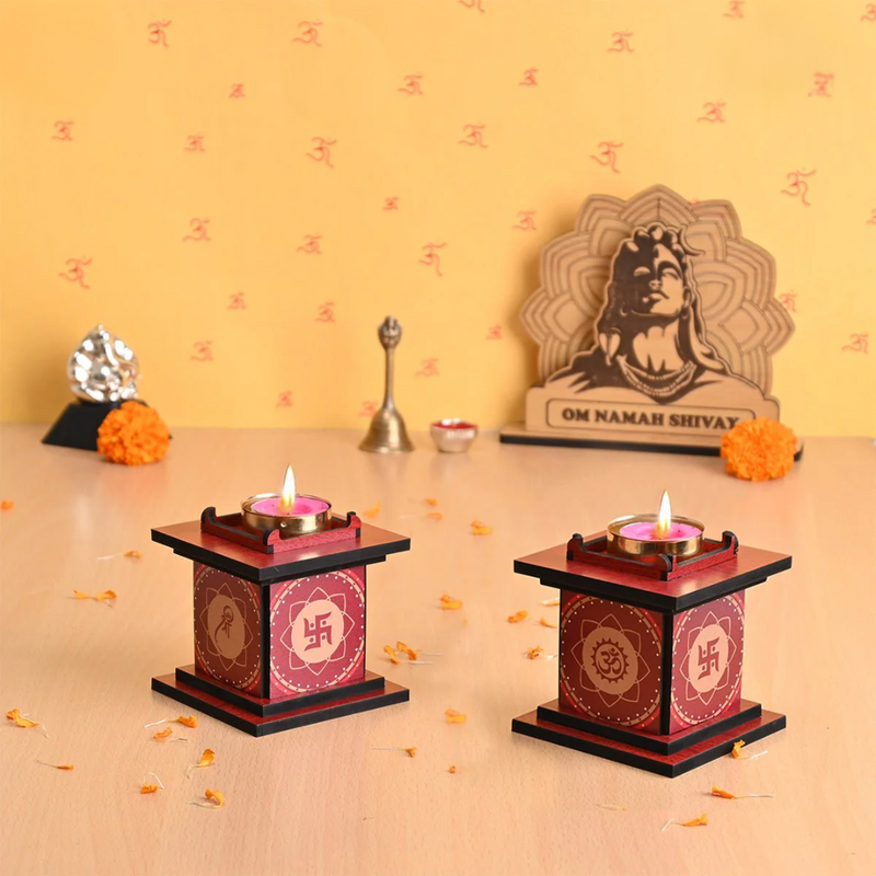 Tulsi Chaura Diya Stand