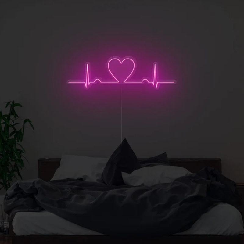 Heartbeat Neon Sign