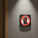 Do Not Touch - Layered 3D Prohibition Sign