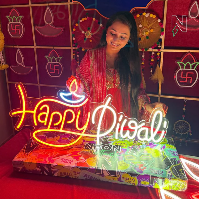 Happy Diwali 🪔 Neon Sign
