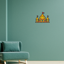 Colorful Temple Wooden Key Holder