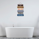 Bathroom Rules  Wall Hanging - ICraft asia