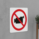 No Video Recording Sign