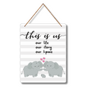 "This is us our life our story our home"  Wall Hanging - ICraft asia