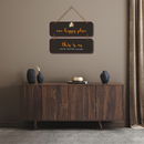 "Our Happy Place "- 2 Layers  Wooden Wall Hanging - ICraft asia