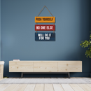 “Push Yourself” Motivational Wooden Wall Hanging - ICraft asia