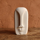 Abstract Face Sculpture Vase 🗿✨