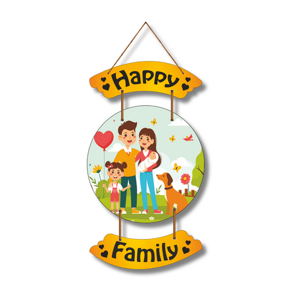 "Happy Family Bliss" Wall Hanging