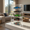 Premium Transparent Acrylic 5-Compartment Storage Box