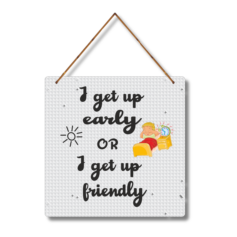 "Choose Wisely: Wake-Up Mood Edition" Wall Hanging