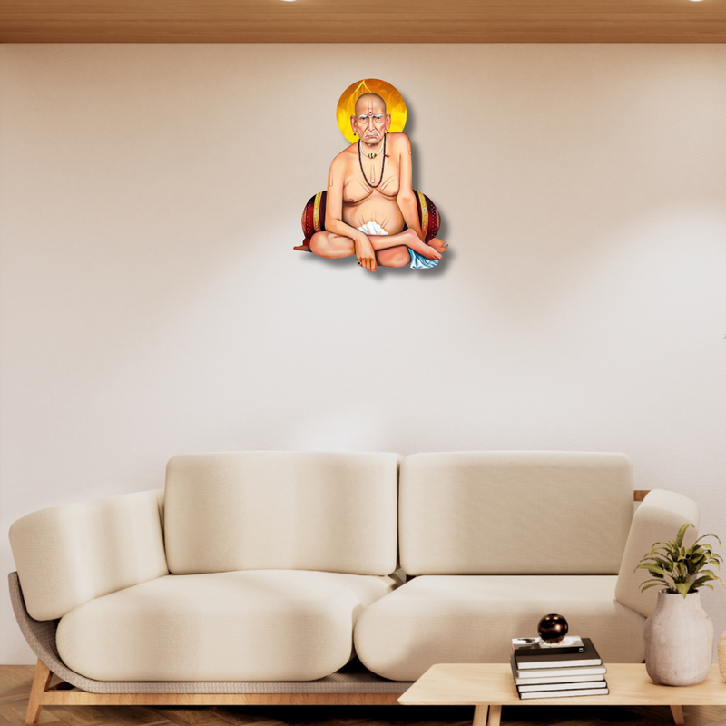 Shree Swami Samarth Seated Wall Hanging
