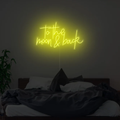 To The Moon And Back Neon Sign