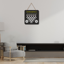 Saraswati Devi Symbolic Wall Hanging – "ॐ श्री सरस्वत्यै नमः" - ICraft asia