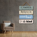 Believe in Yourself, Work Hard, Be Kind Wall Hanging - ICraft asia