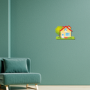 Wooden House Shaped Key Holder