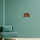 Elegant Wooden House Design Key Holder