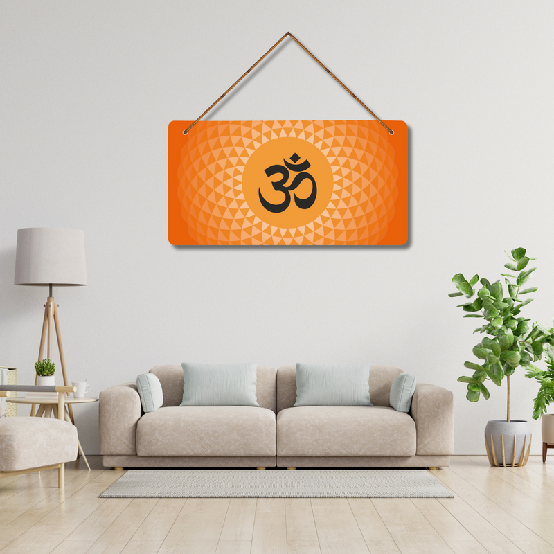 Design Om Wooden Wall Hanging