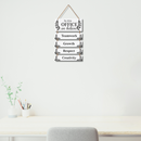 “In This Office We Believe” – Motivational Workplace Wall Hanging - ICraft asia