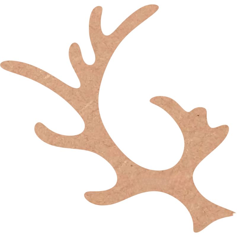 MDF Reindeer Antlers Cutout