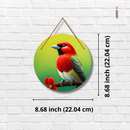 Exotic Birds Wooden Wall Hanging