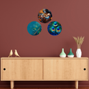 Divine Krishna with Peacock Wall Hanging