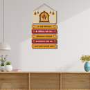 Om Namo Venkateshaya Wooden Wall Hanging