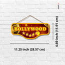 Bollywood Theme Wooden Wall Hanging