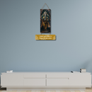 Gajananam BhutaRajadhiPam Cha Mantra Wooden Wall Hanging