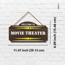 Welcome to Movie Theater Wall Hanging