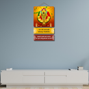 Jai Devi Mahalakshmi, Kolhapur Nivasini Wooden Wall Hanging